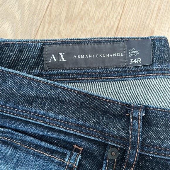 Armani Exchange Men’s Dark Blue Jeans. Size 34R. - Picture 2 of 6